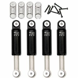 Aluminum 32mm Internal Spring Air Shocks, fits Axial SCX24 C10 Jeep Betty - Black