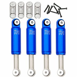 Aluminum 32mm Internal Spring Air Shocks, fits Axial SCX24 C10 Jeep Betty - Blue