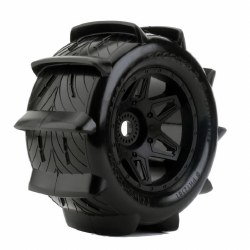 1/8 Rooster 3.8 Belted Paddle Sand Snow Tires 17mm