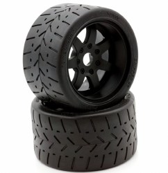 1/8 Gripper 54/100 Belted Mounted Tires 17mm Black