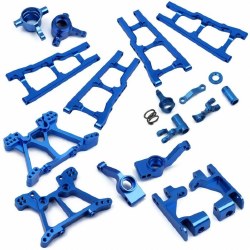Aluminum Upgrade Conversion Kit, Blue, fits Traxxas Slash, Rustler, Stampede