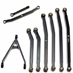 Aluminum High Clearance Chassis Links, Black, for Axial SCX24 Jeep / Gladiator