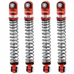 Aluminum 54mm Long Travel Shocks 1/24, Red, for Axial SCX24 Jeep / Bronco