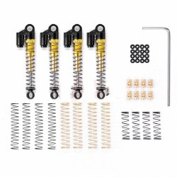Aluminum 45mm Long Shocks, Front and Rear, for Axial SCX24, 4pcs