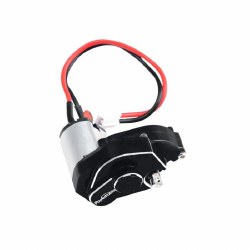 030 55T Motor w/Aluminum Gearbox Assembled, Black, for Axial SCX24