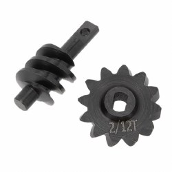 "Steel Overdrive Gears Diff Worm Set 2T/12T, Overdrive 33%, for Axial SCX24"