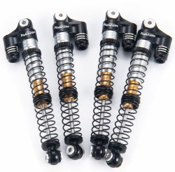 1/24 Aluminum 58mm Long Travel Shocks, Black, for Axial SCX24 Jeep, Bronco