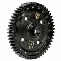 "Hardened Steel Spur Gear 52T Mod1, for Traxxas Sledge"