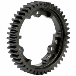 46T Hardened Steel Mod 1 Spur Gear, for E-Revo / Maxx / X-Maxx / XO-1