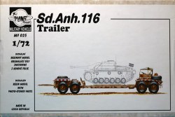Sd.Anh.116 GERMAN TRAILER - 1:72 RESIN MODEL PHOTO ETCHED KIT