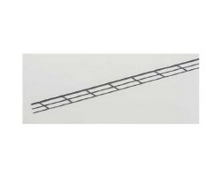 Plastruct SR-8 O Stair Rail, ABS