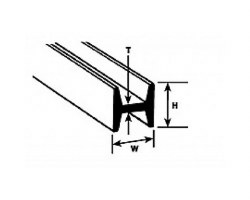 Plastruct HFS-10 H Column,5/16 (5)