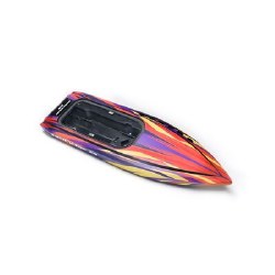 "Pro Boat Hull, Black/Red : 24"" Sonicwake"