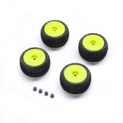 Blockade Tire, Proline OE, Wheel, Yellow, Mounted: Micro-T
