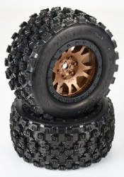 Limited Edition Badlands MX43 Pro-Loc F/R Mounted 24mm Bronze/Black Impulse (2) for X-Maxx