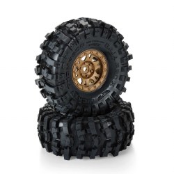 Pro-Line 1/10 Limited Edition Mickey Thompson Baja Pro X G8 1.9" Crawler Tires Mounted 12mm Bronze I Pro-Line 1/10 Limited Edition Mickey Thompson Baja Pro X G8 1.9" Crawler Tires Mounted 12mm Bronze I