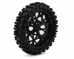 Dunlop Geomax MX33 V2 Bead CR4 Rear Tire MTD Bullyspoke Black: Promoto-MX