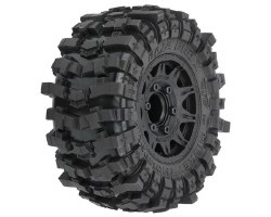 Mickey Thompson Baja Pro X 2.8" Tires Mounted on Raid Black 6x30 Removable Hex (12mm & 14mm) Wheels