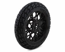 Hot Lap S3 Motorcycle Front Tire Mounted on Black Supermoto Wheel for Promoto-MX Front