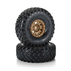Pro-Line 1/10 Limited Edition Aztek G8 1.9" Crawler Tires Mounted 12mm Bronze Impulse (2) Pro-Line 1/10 Limited Edition Aztek G8 1.9" Crawler Tires Mounted 12mm Bronze Impulse (2)
