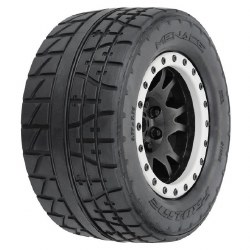 Menace 1/5 HP BELTED Pro-Loc F/R X-MAXX MTD 24mm Blk/Gry Impulse (2)