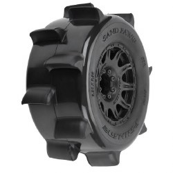 Pro-Line Sand Paw HP BELTED F/R 3.8" MT Tires MTD 17mm Black Raid (2)