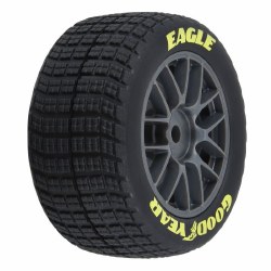 Pro-Line Racing Goodyear Eagle Dirt Tire F/R MTD Grey for Losi NASCAR Racecar (4) Pro-Line Racing Goodyear Eagle Dirt Tire F/R MTD Grey for Losi NASCAR Racecar (4)