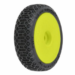 Pro-Line Racing Electron 2.0 F/R Tires Mounted 7mm Yellow (4) for Losi Micro-B