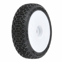 Pro-Line Racing Electron 2.0 F/R Tires Mounted 7mm White (4) for Losi Micro-B