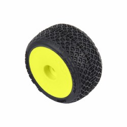 Pro-Line Racing Electron 2.0 F/R Tires Mounted 7mm Yellow (4) for Losi Micro-T