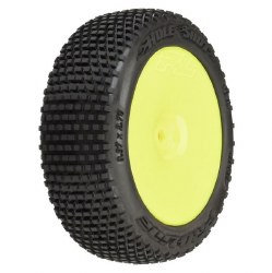 Hole Shot 3.0 Buggy Tires MTD Velocity Yellow Wheels for Arrma Typhon Grom