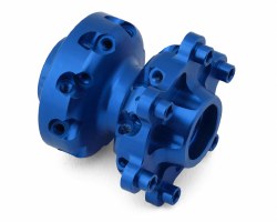 Pro-Spec Aluminum Front Hub, Blue: Promoto-MX