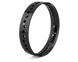 Pro-Spec Aluminum Front Rim, Black: Promoto-MX