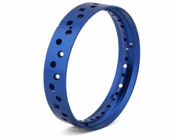 Pro-Spec Aluminum Rear Rim, Blue: Promoto-MX