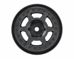 1/10 Holcomb F/R 1.55" 12mm Crawler Bead-Loc Wheels (2) Black