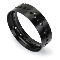 Pro-Spec Aluminum Front Rim Black: Promoto-SM