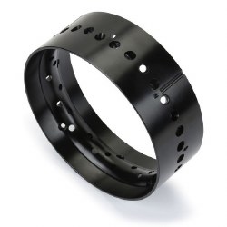 Pro-Spec Aluminum Rear Rim Black: Promoto-SM