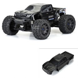1/5 Pre-Cut Brute Bash Armor Black Body for X-MAXX