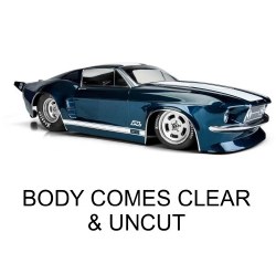 1967 Ford Mustang Clear Body for SC Drag