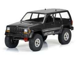 2001 Jeep Cherokee Clear Body for 12.3 inches (313mm) Wheelbase Scale Crawlers