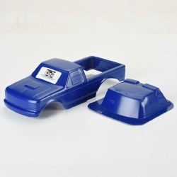Pre-Cut Brunt Tough-Color Blue Body for Losi Mini LMT