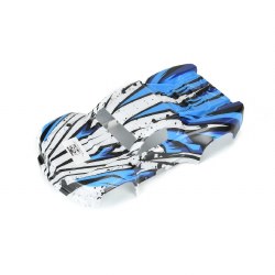 Limited Edition Pre-Cut/Pre-Painted 2019 Chevy Silverado Trophy Truck Strike (Blue/White) Body for A Limited Edition Pre-Cut/Pre-Painted 2019 Chevy Silverado Trophy Truck Strike (Blue/White) Body for A