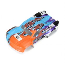 Limited Edition Pre-Cut/Pre-Painted 2019 Chevy Silverado Trophy Truck Fire and Ice (Pink/Aqua) Body Limited Edition Pre-Cut/Pre-Painted 2019 Chevy Silverado Trophy Truck Fire and Ice (Pink/Aqua) Body