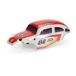 Pro-Line Class 1 VW Bug Red Race Body Conversion Kit and Flat Iron Tires Mounted 12mm Chrome Diablo Pro-Line Class 1 VW Bug Red Race Body Conversion Kit and Flat Iron Tires Mounted 12mm Chrome Diablo