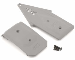 Bash Armor F/R Skid Plates (Stone Gray) for ARRMA 3S Vehicles