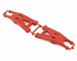 Bash Armor Front Suspension Arms (Red) for ARRMA 3S Vehicles