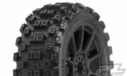 Badlands MX M2 1/8 MTD Mach 10 Black Wheels F/R