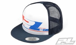 82 White and Blue Trucker Snap Back Hat