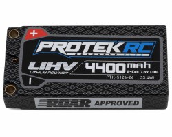 ProTek RC 2S 130C Low IR Si-Graphene + HV ULCG Shorty LiPo Battery