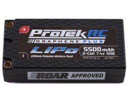 Drag Race 2S 120C Si-Graphene + Shorty LiPo Battery (7.4V/5500mAh)"